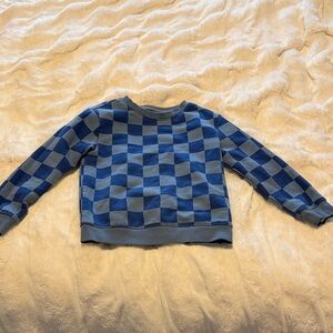 Cat & Jack Blue and Gray Kids Sweatshirt